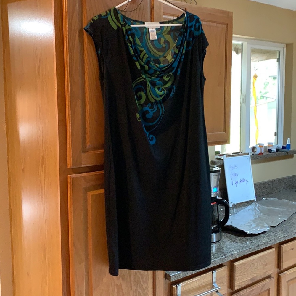 Women’s cowl neck dress. Size 14